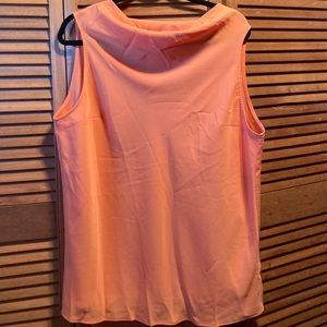 FER Coral Cowl-neck Sleeveless Top